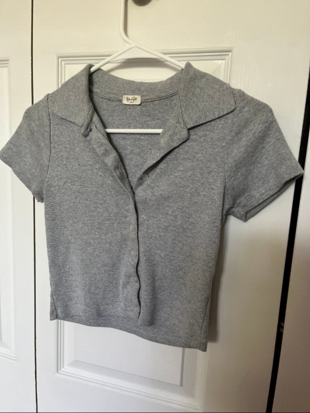 John Galt Caroline grey top